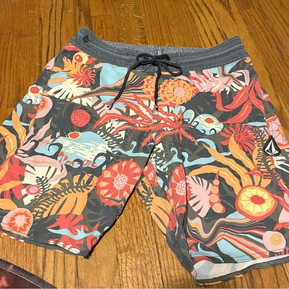 Volcom Multicolor Athletic Shorts